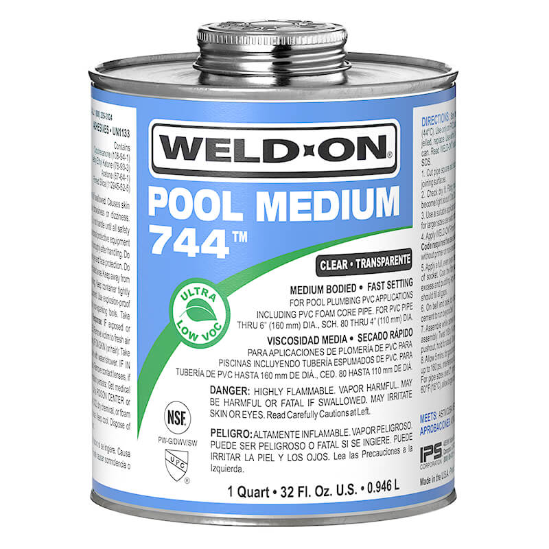 Weld-On® 744™ Piscina mediana