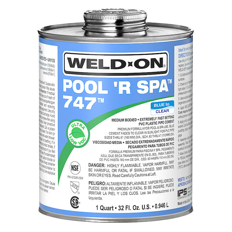 Weld-On® 747™ Pool 'R Spa™