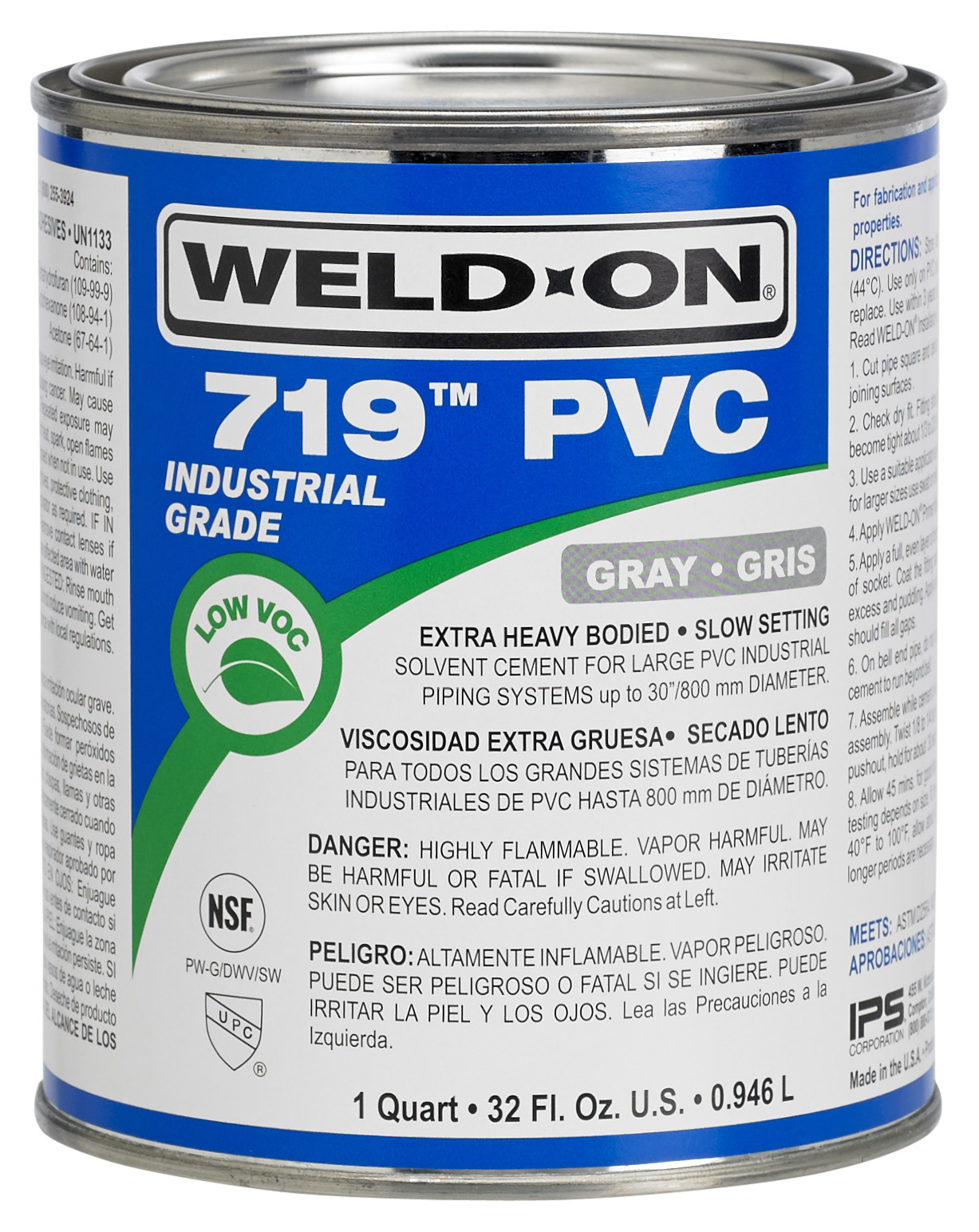Pegamento para pvc/agua 1 pinta e-z weld