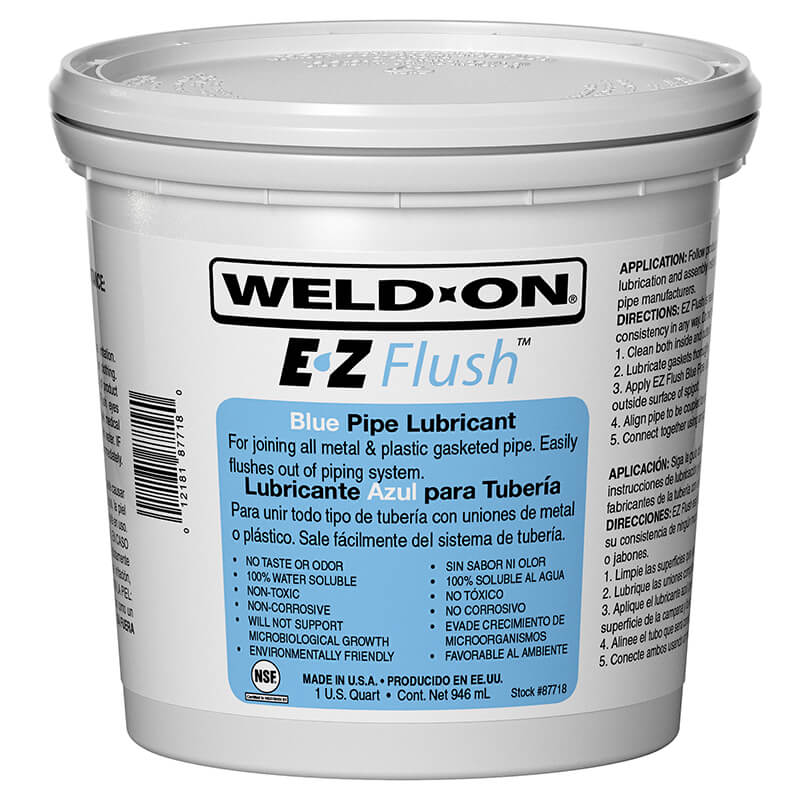 Weld-On® EZ Flush Pipe Lubricant