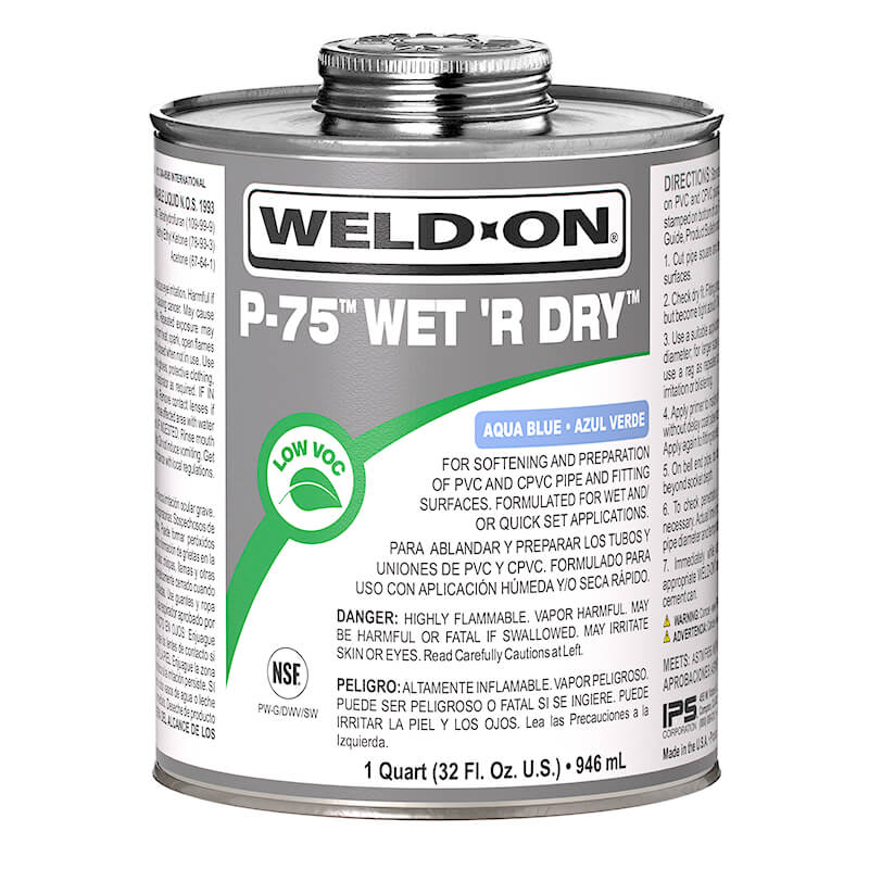 Imprimador Weld-On® P-75™ Wet 'R Dry™